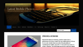 What Latestmobilephones.org website looked like in 2014 (11 years ago)