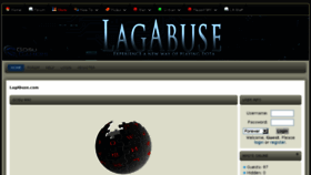 What Lagabuse.com website looked like in 2014 (10 years ago)