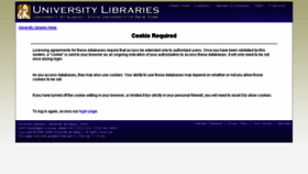What Libproxy.albany.edu website looked like in 2014 (10 years ago)