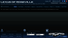 What Lexusofroseville.com website looked like in 2014 (10 years ago)