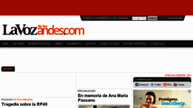 What Lavozdelosandes.com website looked like in 2014 (10 years ago)