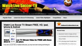 What Livesoccersecret.com website looked like in 2014 (10 years ago)