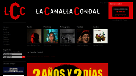 What Lacanallacondal.com website looked like in 2014 (10 years ago)