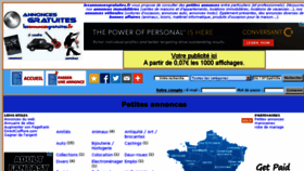 What Lesannoncesgratuites.fr website looked like in 2014 (10 years ago)