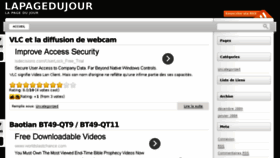 What Lapagedujour.com website looked like in 2014 (10 years ago)