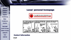 What Lucas-nussbaum.net website looked like in 2014 (10 years ago)