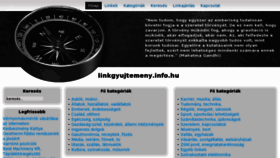 What Link-gyujtemeny.hu website looked like in 2014 (10 years ago)