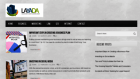 What Layada.com website looked like in 2014 (10 years ago)
