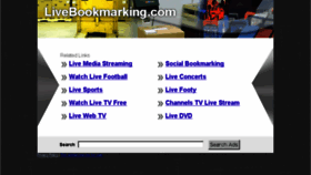 What Livebookmarking.com website looked like in 2014 (10 years ago)