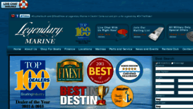 What Legendarymarine.com website looked like in 2014 (10 years ago)