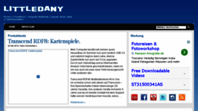 What Littledany.de website looked like in 2014 (10 years ago)