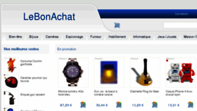 What Lebonachat.fr website looked like in 2014 (10 years ago)
