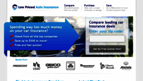 What Lowpricedautoinsurance.net website looked like in 2014 (10 years ago)
