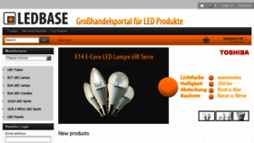 What Ledbase.de website looked like in 2014 (10 years ago)