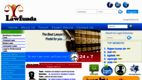 What Lawfunda.com website looked like in 2014 (10 years ago)