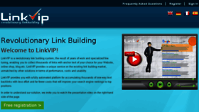 What Linkvip.com website looked like in 2014 (10 years ago)