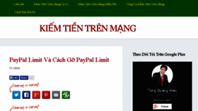 What Lenmangkiemtien.com website looked like in 2014 (10 years ago)