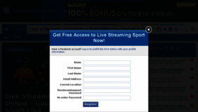 What Livestreamingsport.com website looked like in 2014 (10 years ago)