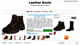 What Leatherboots.us website looked like in 2014 (10 years ago)