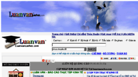 What Luanvancaohoc.com website looked like in 2014 (10 years ago)
