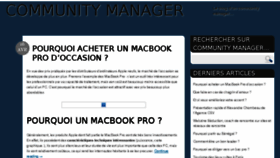 What Le-community-manager.fr website looked like in 2014 (10 years ago)