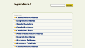 What Lagravidanza.it website looked like in 2014 (10 years ago)