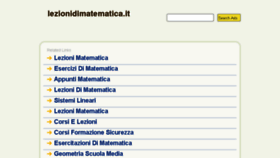 What Lezionidimatematica.it website looked like in 2014 (10 years ago)