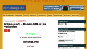 What Links4us.info website looked like in 2014 (10 years ago)