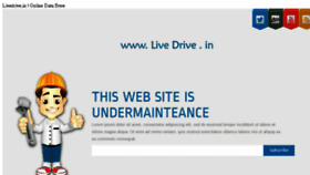 What Livedrive.in website looked like in 2014 (9 years ago)