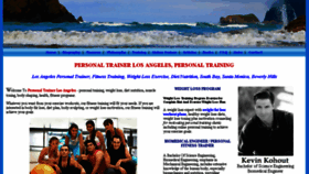 What La-personal-trainer.com website looked like in 2014 (9 years ago)