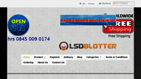 What Lsdblotter.com website looked like in 2014 (9 years ago)