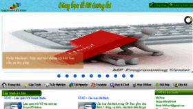 What Laptrinh123.com website looked like in 2014 (10 years ago)