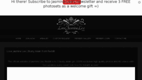 What Lovejasminelee.com website looked like in 2014 (10 years ago)