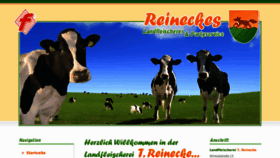 What Landfleischerei-reinecke.de website looked like in 2014 (9 years ago)