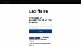 What Lexiflaire.fr website looked like in 2014 (10 years ago)