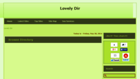 What Lovelydir.info website looked like in 2014 (9 years ago)