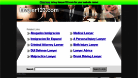 What Lawyer123.com website looked like in 2014 (9 years ago)