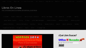 What Librosenlinea.net website looked like in 2014 (9 years ago)