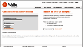 What Libreservice.publicmobile.ca website looked like in 2014 (9 years ago)