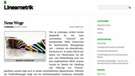 What Linearnetrik.de website looked like in 2014 (11 years ago)