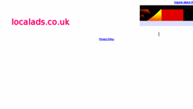 What Localads.co.uk website looked like in 2014 (9 years ago)