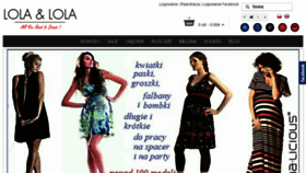 What Lolaandlola.com website looked like in 2014 (9 years ago)