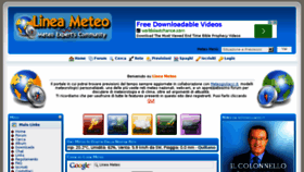 What Lineameteo.it website looked like in 2014 (9 years ago)