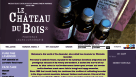What Lechateaudubois.com website looked like in 2014 (9 years ago)