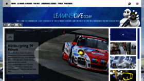 What Lemanslive.com website looked like in 2014 (9 years ago)