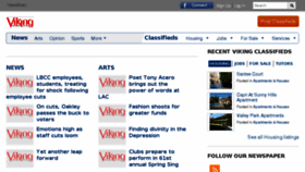 What Lbccvikingnews.com website looked like in 2014 (9 years ago)