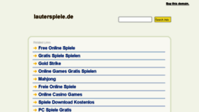 What Lauterspiele.de website looked like in 2014 (9 years ago)