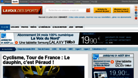 What Lavoixdessports.fr website looked like in 2014 (9 years ago)
