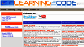What Learning2code.net website looked like in 2014 (9 years ago)