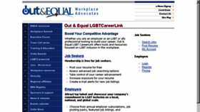 What Lgbtcareerlink.com website looked like in 2014 (11 years ago)